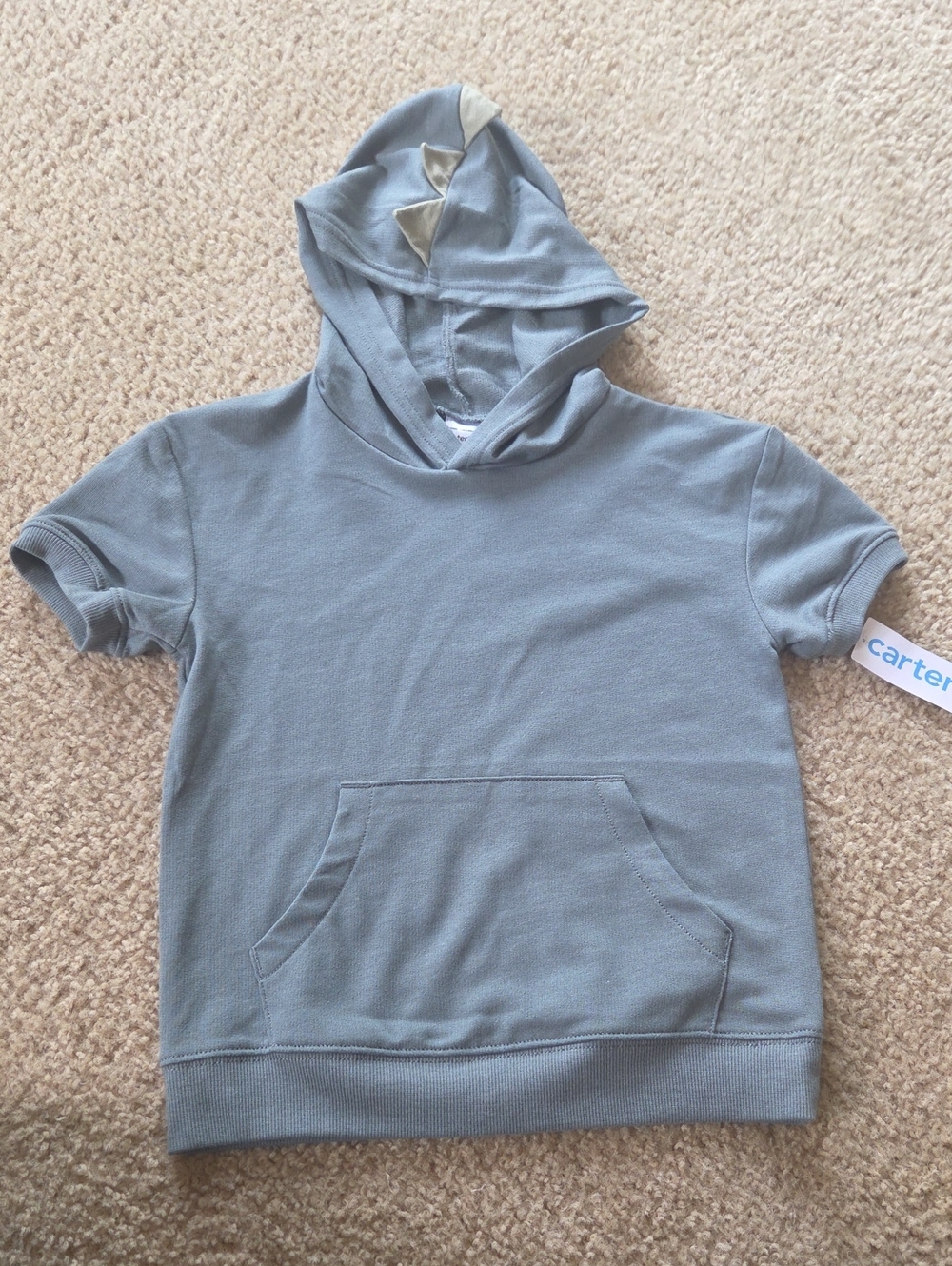 Carters Short Sleeve Hoodie 5T NWT